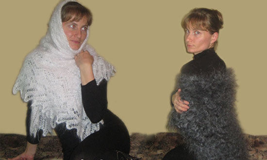 пуховые платоки