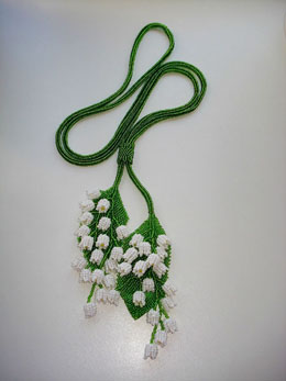 Серьги к колье " Праздничное"