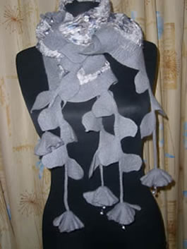 валяние шарф