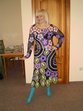 заказать вязаное платье