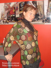 пуховая кофточка