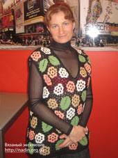 вязаный жилет