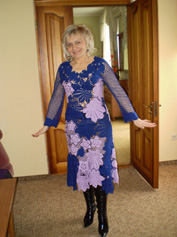 заказать вязаное платье