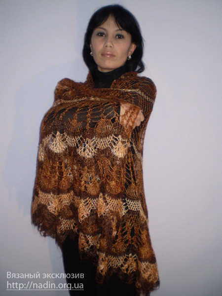 пелерина пуховая