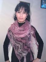 пуховый палантин