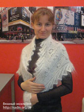 пуховая косынка