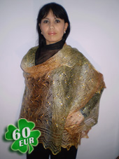 пуховый палантин