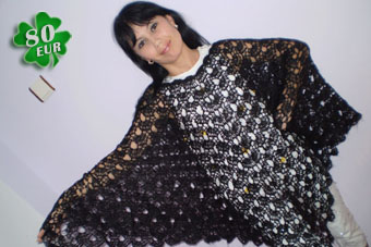 модное пончо