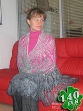 пуховая пелерина