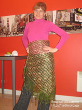 пуховая шаль