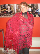 ажурный палантин