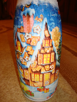 декупаж шампанское