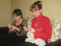 вяжем платок